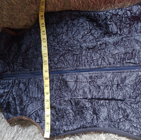 Kial women vest navy brown size small - Picture 6 of 7